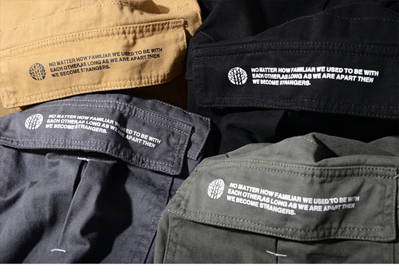 Мульти Карманы модные для мужчин джинсы для женщин штаны-карго японский стиль лодыжки окаймленные повседневное Досуг Jogger Брюки девоч