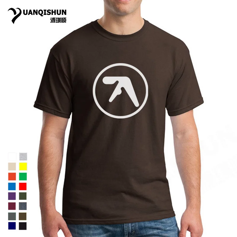 

Boutique T-shirt Fashion Men Aphex twin T Shirt Popular Aerosmith Tshirt 16 Colors Cotton O Neck Top Tee Band Music T-shirts 3XL