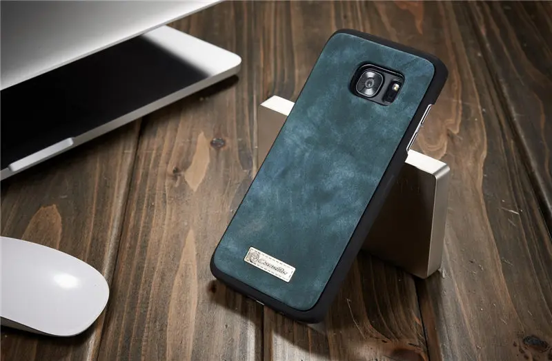 Для Coque samsung s7 edge Ретро Fundas samsung s7 edge съемный чехол-кошелек 2 в 1 съемный кожаный магнитный флип-чехол Чехол