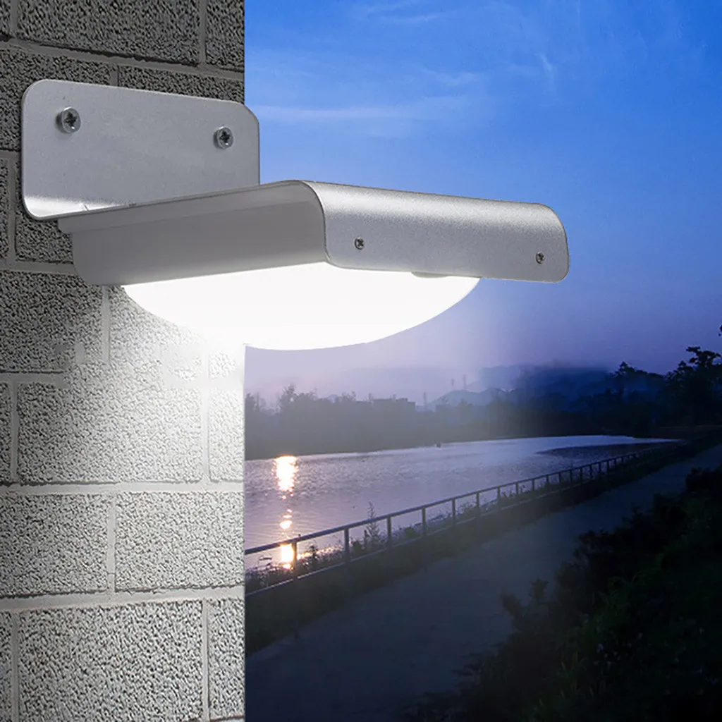 16LED Солнечная энергия датчик движения сад солнечные светодиодные Настенные