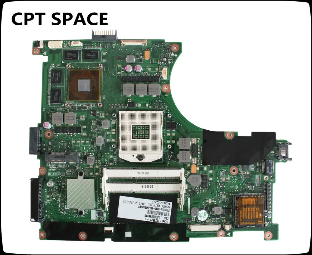 

N56VM Motherboard For Asus N56V N56VJ N56VZ N56VM Laptop Motherboard GT635M GT630M 2G REV2.3 HM76 DDR3 mainboard Test