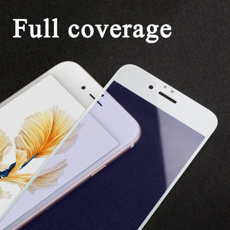 Закаленное стекло для iPhone 6 S 7 8 Plus X XS Max защитная пленка экрана 11 12 Pro Mini XR полное