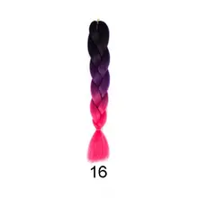 18 ''Ombre Dip Dye Джамбо плетение синтетические волокна волос поворот косу Лидер продаж