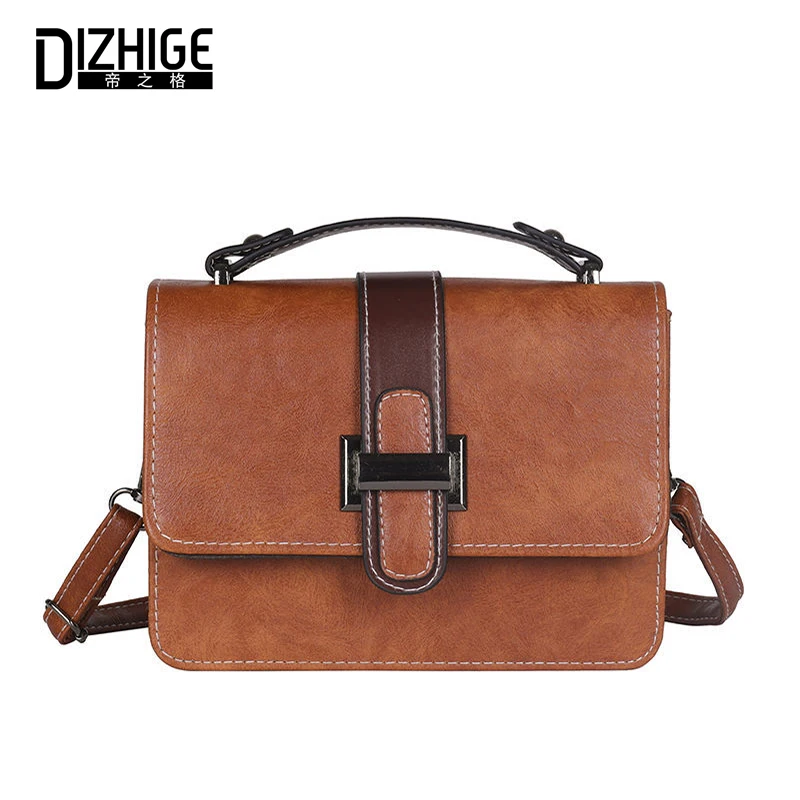 

DIZHIGE Brand Fashion PU Leather Women Handbag Luxury High Quality Small Crossbody Bag For Women Solid Female Crossbody Bags New