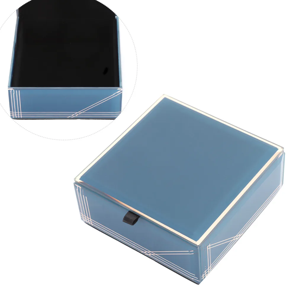 

Jewelry Watch Case Organizer Multi-functional Glass Storage Box for Necklace Bracelet Earrings Ring Display Jewellery Holder