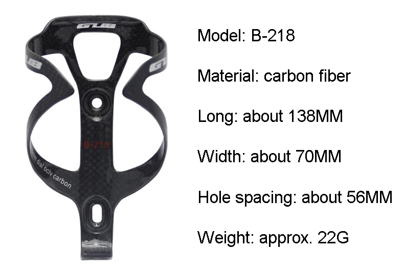 GUB ультра-легкий полный 3 К углеродного волокна велосипед бутылку воды клеткой держатель для MTB велосипеда велосипед бутылки клетка 5 видов