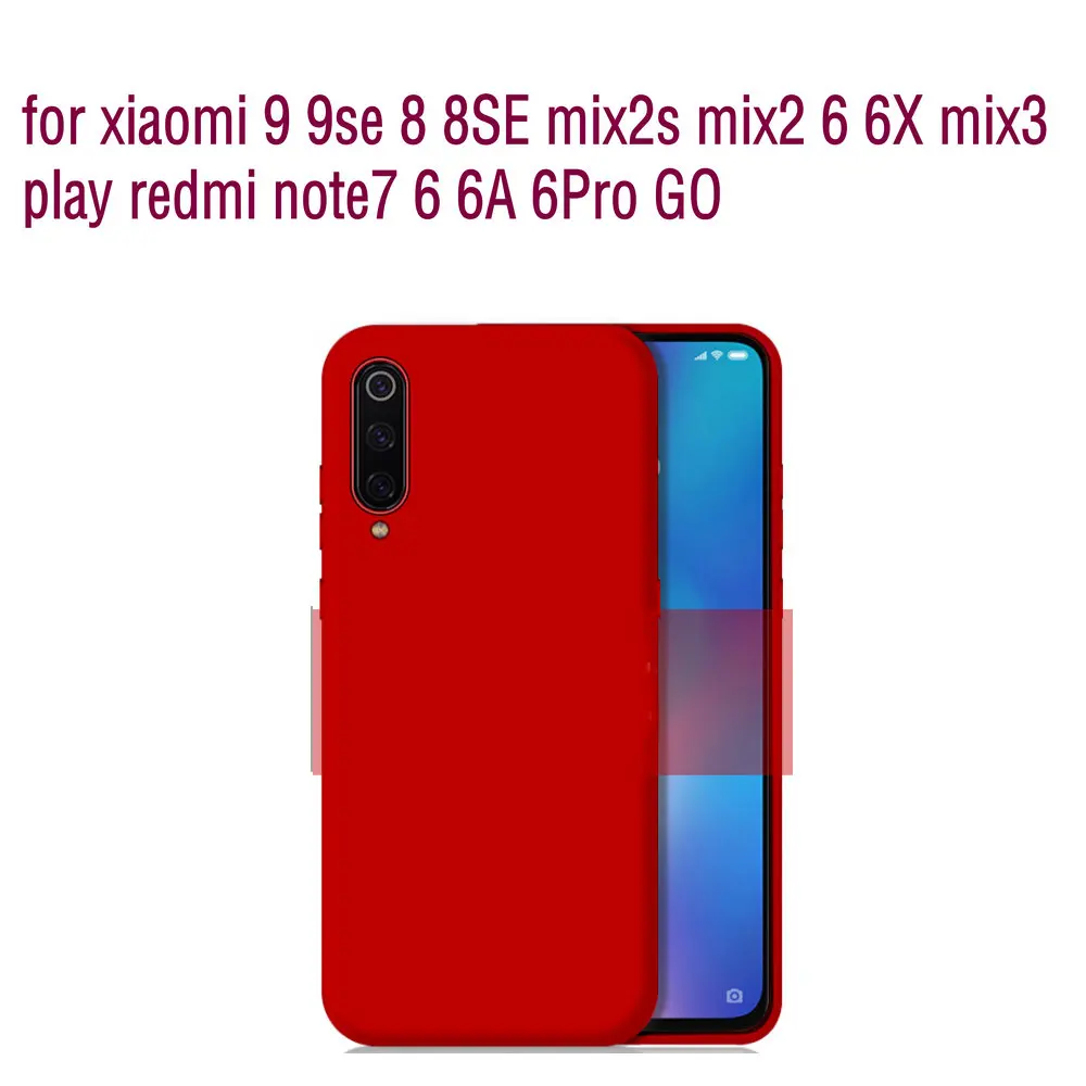 

Ultra-thin anti-drop protection mobile phone case for Xiaomi Redmi 6 6X 6A 8 9 global special edition high quality protective co