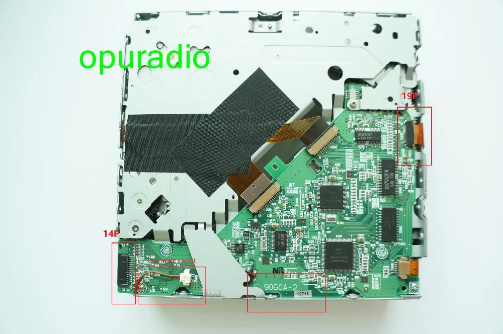 Matsushita 6 cd-чейнджер 19Pin соединительный механизм E-9060A для AUDIA6 A4 Toyota G& M SAAB автомобильный Радио тюнер