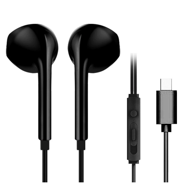 

USB Type-C Earphones Wired Control With Microphone Type C headset USB-C Earbuds For LeEco Le 2 / Max/ Pro for Xiaomi 6 6X 8 Mix2