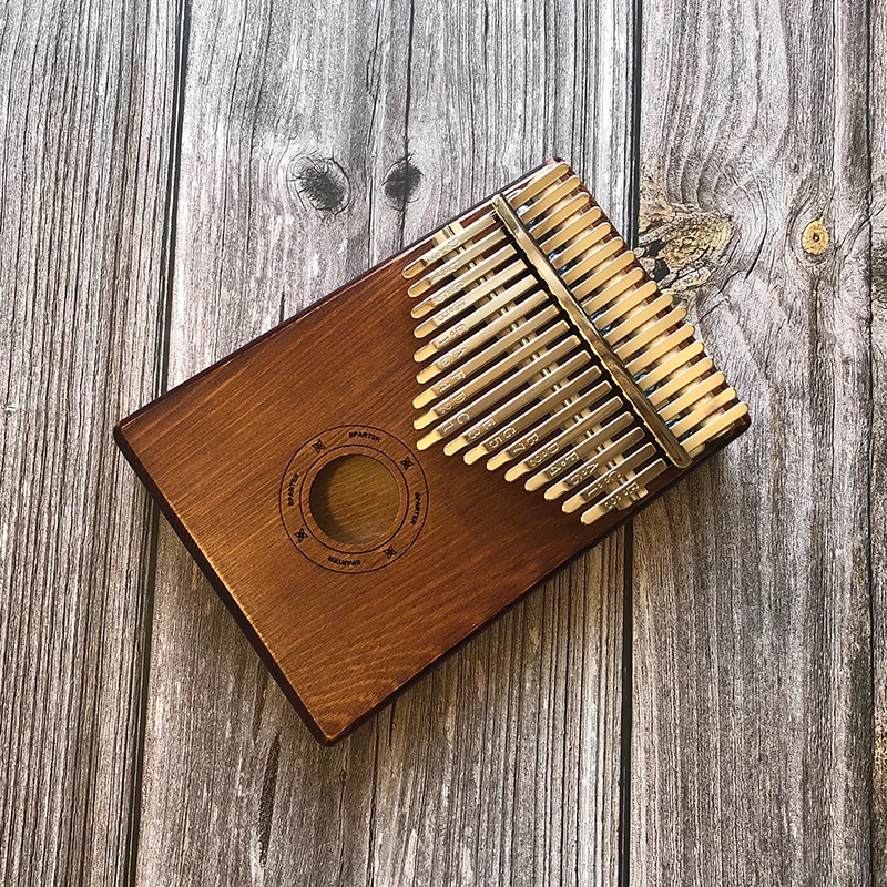17 مفاتيح كاليمبا Mbira Sanza Likembe الإبهام البيانو روزوود أداة التقليدي الأفريقي الموسيقى الآلات 17 لهجة