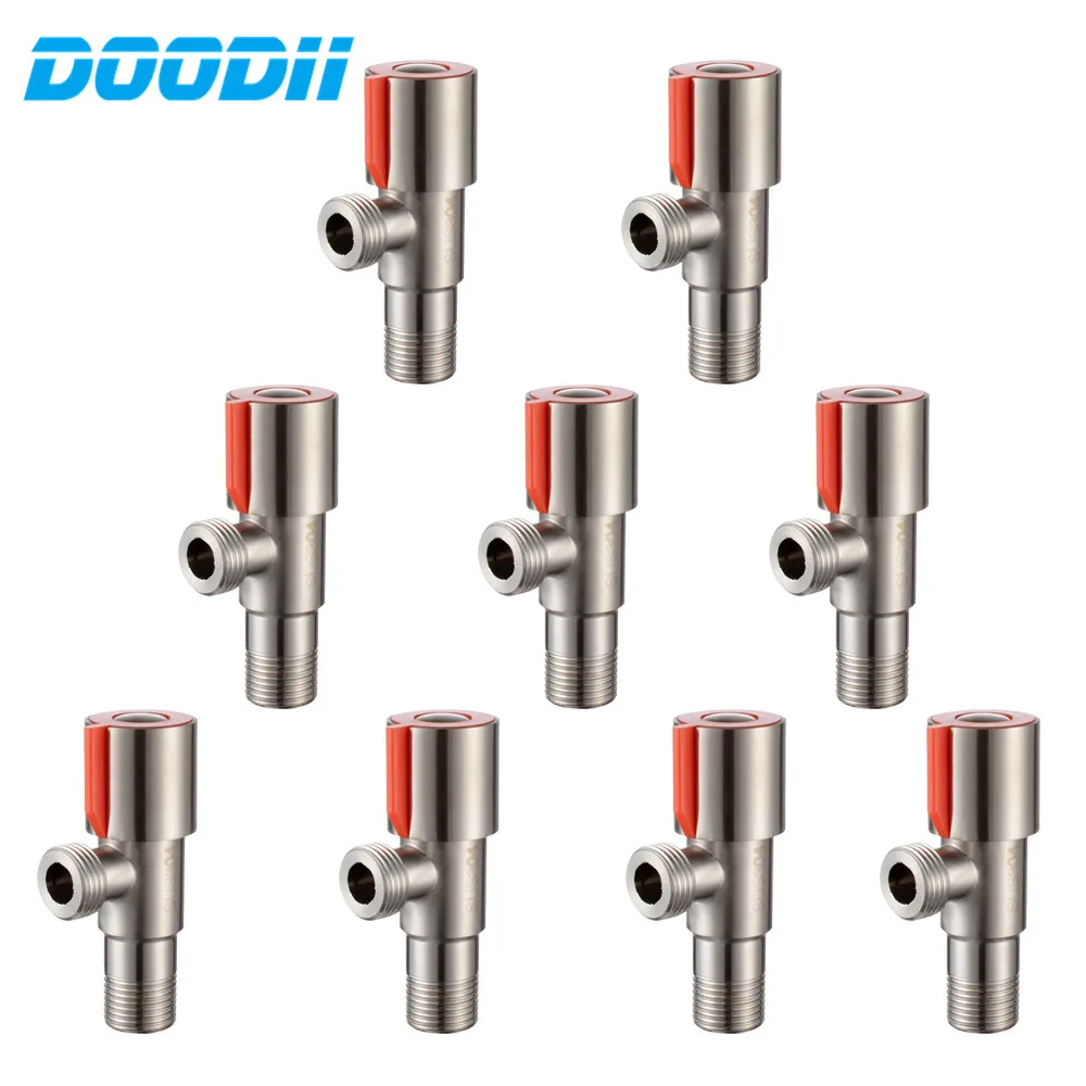 

DooDii Angle Valves SUS304 stainless steel brushed Kitchen Bathroom Accessories Angle Valve for Toilet Sink BasinWater Heater
