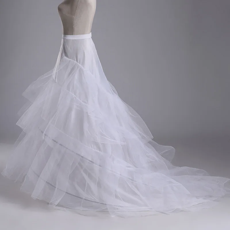 

Tulle Netting Court Train Wedding Petticoat Bridal Bride 2019