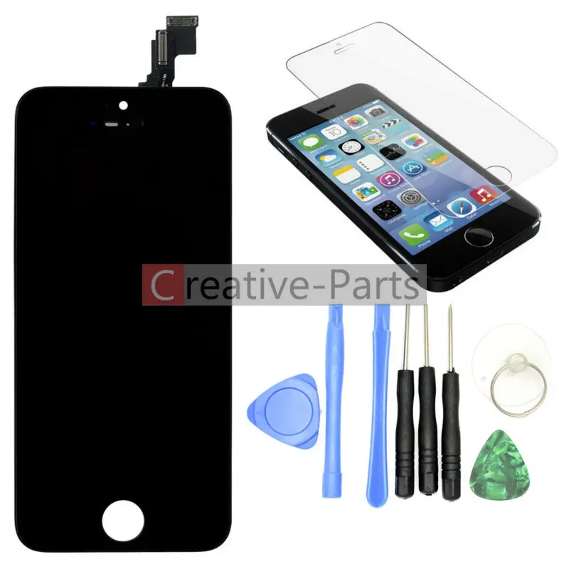 imágenes para LCD Original Para el iphone 5c Color Negro Con Kits de Herramientas Y Protector de la Pantalla de Montaje Del Digitizador de la Pantalla Táctil de Cristal imágenes para LCD Original Para el iphone 5c Color Negro Con Kits de Herramientas Y Protector de la Pantalla de Montaje Del Digitizador de la Pantalla Táctil de Cristal