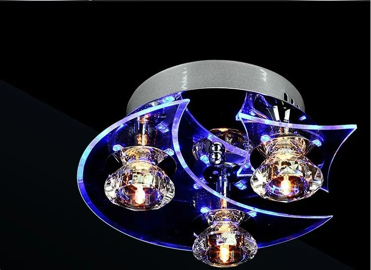 Роскошный светодиодный светильник с 3 кристаллами для гостиной/спальни и CE ROSH