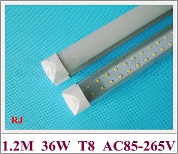 

compact integrated(all in one) LED tube light double row LED 1200mm 1.2M 4FT SMD 2835 192 led (2*96led) 36W super bright CE