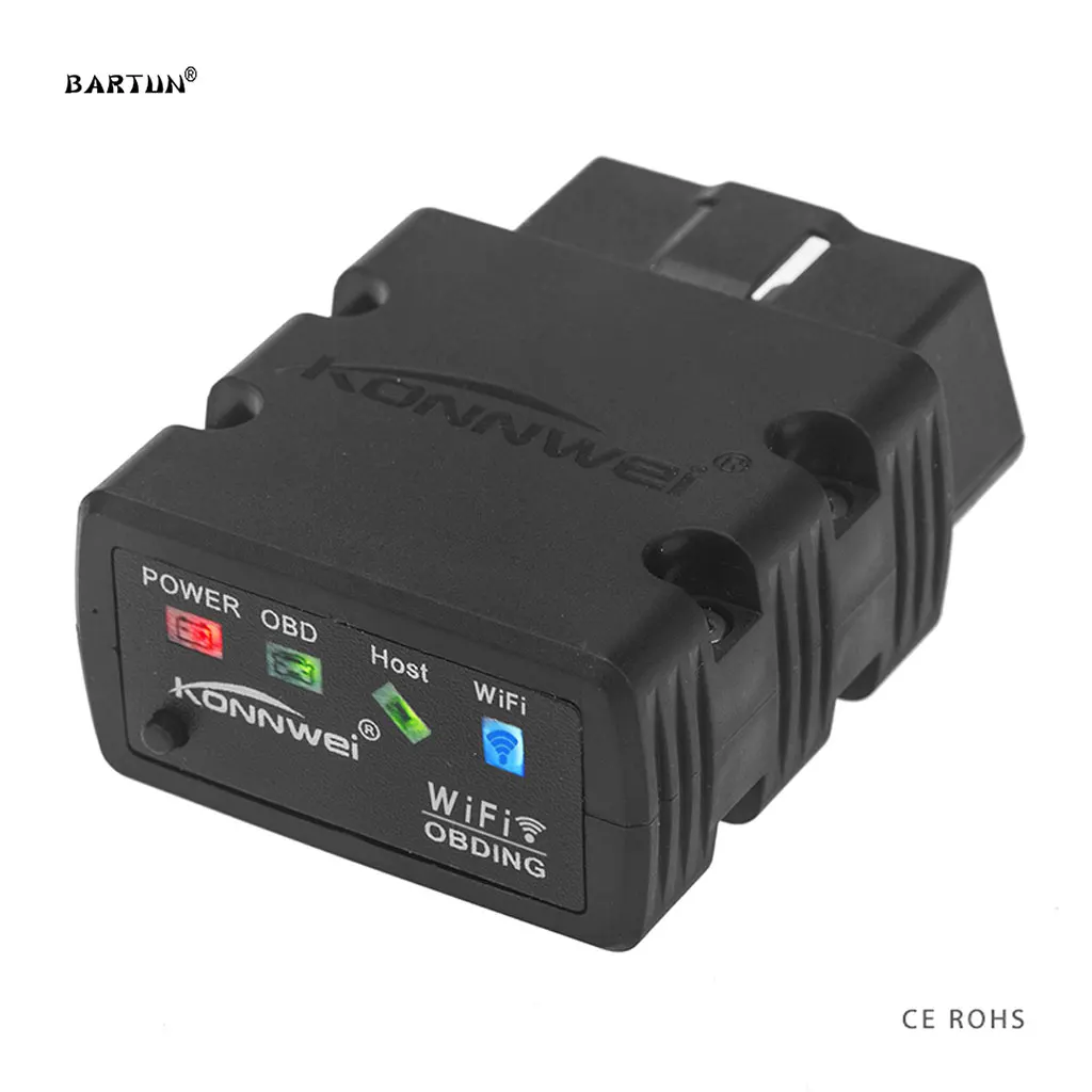 

Black Car Diagnostic Tool Wifi ELM327 Vehicle Scan Tools Mini Auto Code Readers Vag Com Car OBDII OBD Scanner for IOS Android