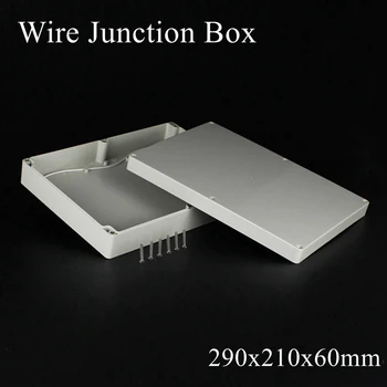 

290x210x60mm ABS IP65 Waterproof Plastic Wire Junction Box Distribution Enclosure Project Case Electronic Terminal Instrument
