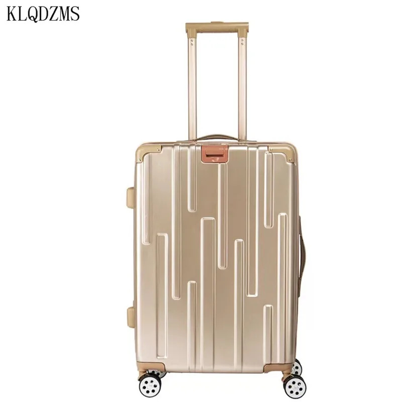 KLQDZMS 20/24inch Ligh tweight fashion suitcase PC rolling luggage spinner trolley bags with wheels