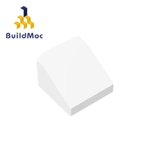 BuildMOC склон 30 1x1x2/3 кирпич Technic changever Catch для строительных блоков части DIY развивающие творческие подарочные игрушки