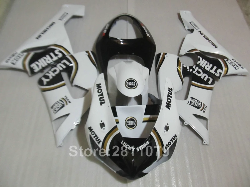 Комплект обтекателей для мотоцикла Kawasaki Ninja ZX6R 05 06 белый черный комплект 2005 2006