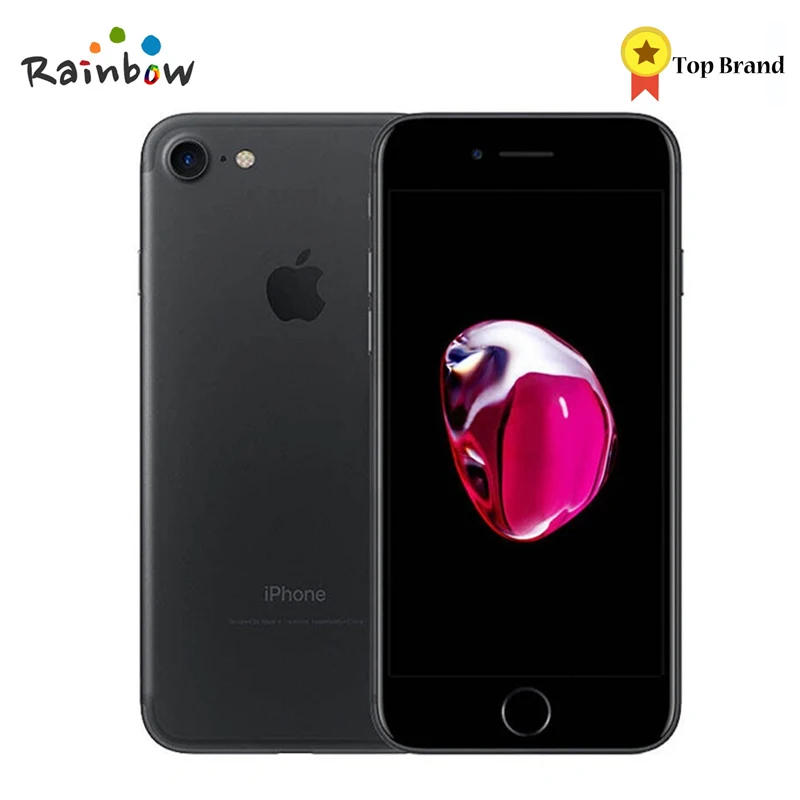 Apple iPhone 7 2GB RAM 32/128/256GB ROM 4.7&quot; IOS Cell Phone 12.0MP Camera Quad Core 4K Video LTE ...