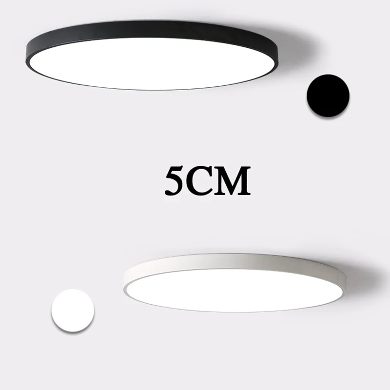 

LED Ceiling Light Modern Lamp Living Room Lighting Fixture Bedroom Kitchen Surface Mount Flush Panel Remote Control