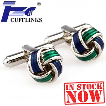 TZG07234 Enamel Knots Cufflink Cuff Link 2 Pairs Free Shipping Promotion