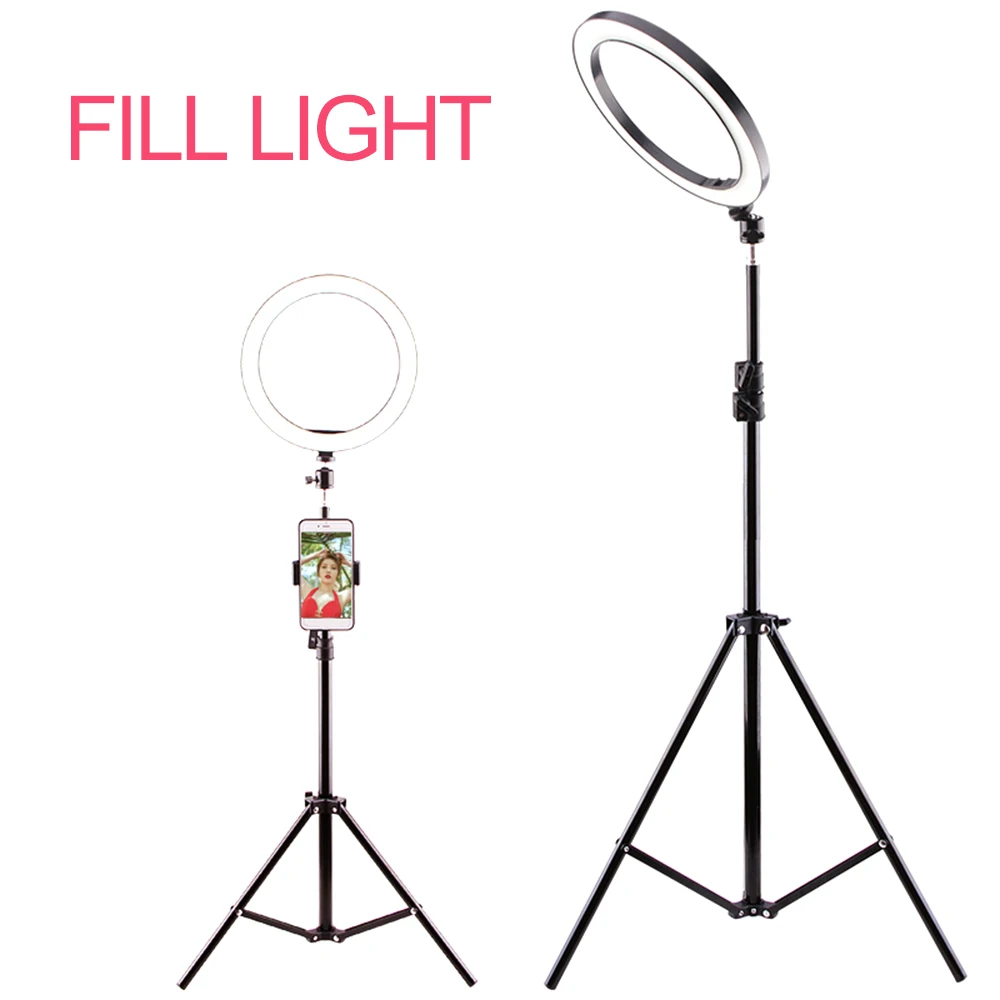 5/12W светодиодный кольцевой светильник для селфи для студийной фотосъемки светильник s заполняющий светильник для макияжа 160 мм/260 мм на выбор
