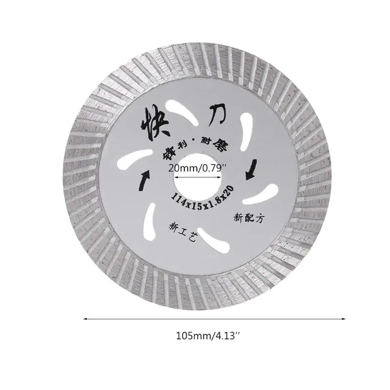 105 мм 4 дюймов ультратонкий алмазный турбо круговой пилы керамическая плитка гранит резак диск режущий инструмент пилы