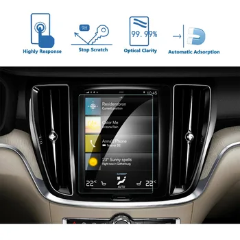 

RUIYA Car Navigation Screen Protector For S60 8.7 Inch 2019 Touch Center Display Auto Interior Stickers Accessories