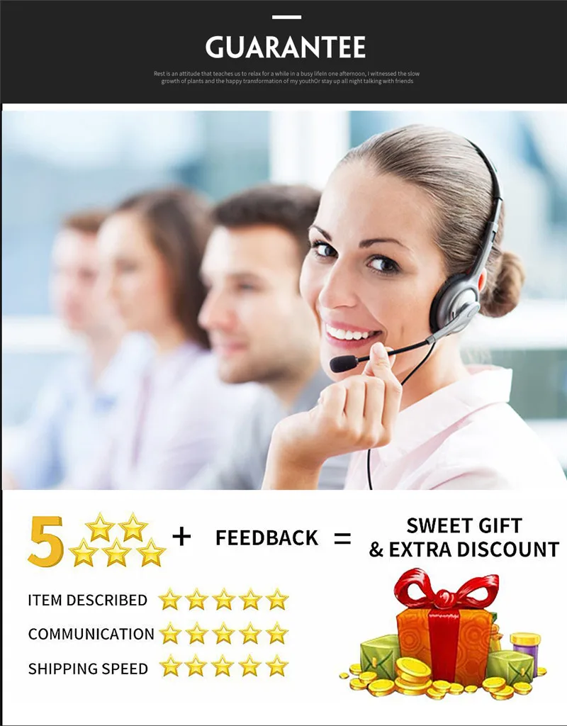 8 Guarantee and feedback