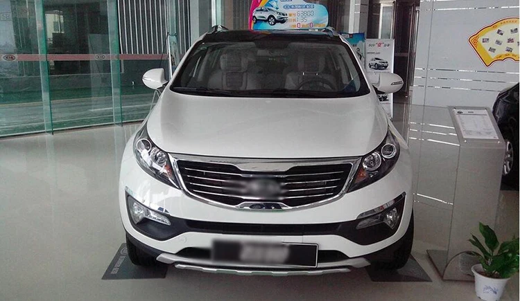 Для Kia Sportage 2011 2012 2013 Белый и янтарный двухцветный хлопковый комплект светодиодов «глаза ангела» halo Кольцо DRL указатель поворота светильник