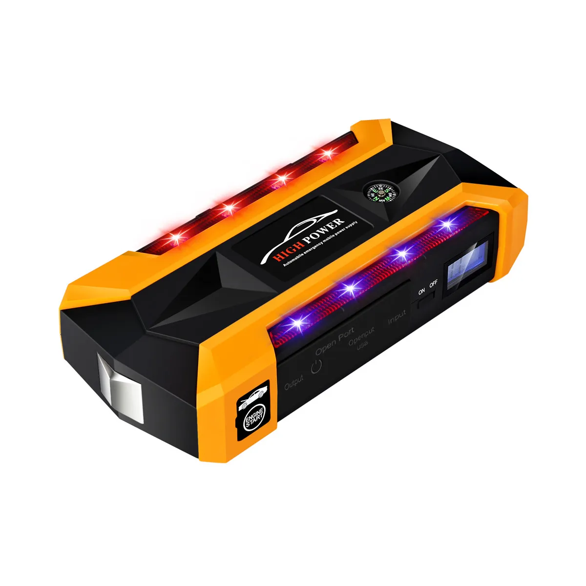 Carro de Emergência Dispositivo de Partida Impulsionador de Partida do Carro para Carregador de Bateria de Carro ir para Iniciantes Power Bank Portátil 89800mah 4usb 12v 15 High Quality Automóveis e motos