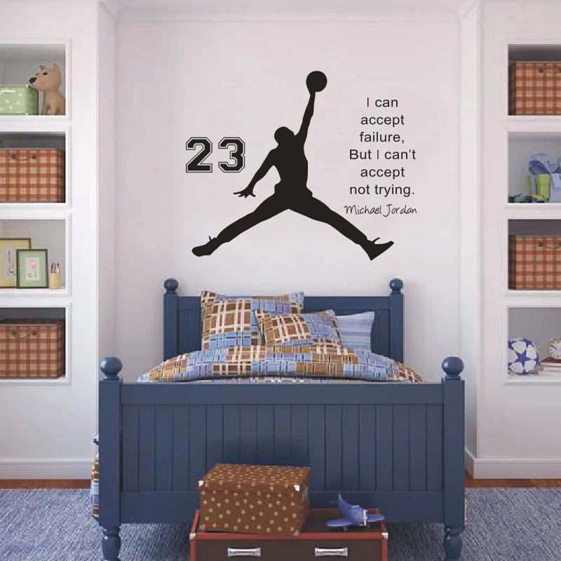 Inspiring Basketball Quotes  Vinyl Wall  Sticker  Removable 