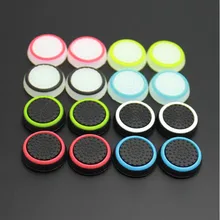 100 pcs/lot Silicone coloré capuchon bâton capuchon manette poignée pour Sony PS4 PS3 Xbox 360 Xbox one contrôleur jeu accessoire
