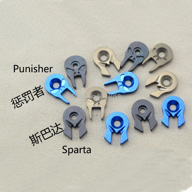 

1pc TC4 Titanium Alloy Push Disc Button Nail Push Knives Studs Tools for ZT Knife 0620 0630