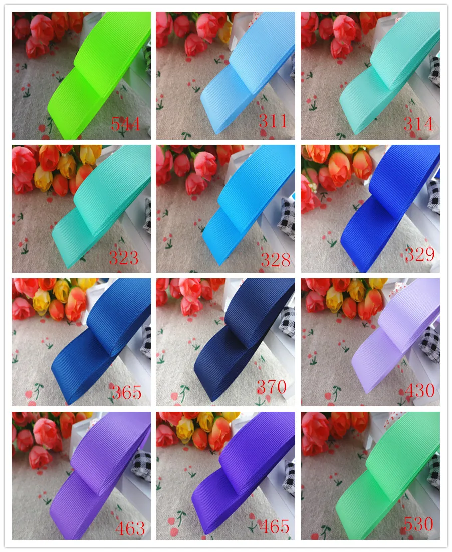 10 yards Solid Color Grosgrain Ribbon for Gift Packaging DIY handmade materials ribbon decoration ribbon supplies grosgrain ribbon