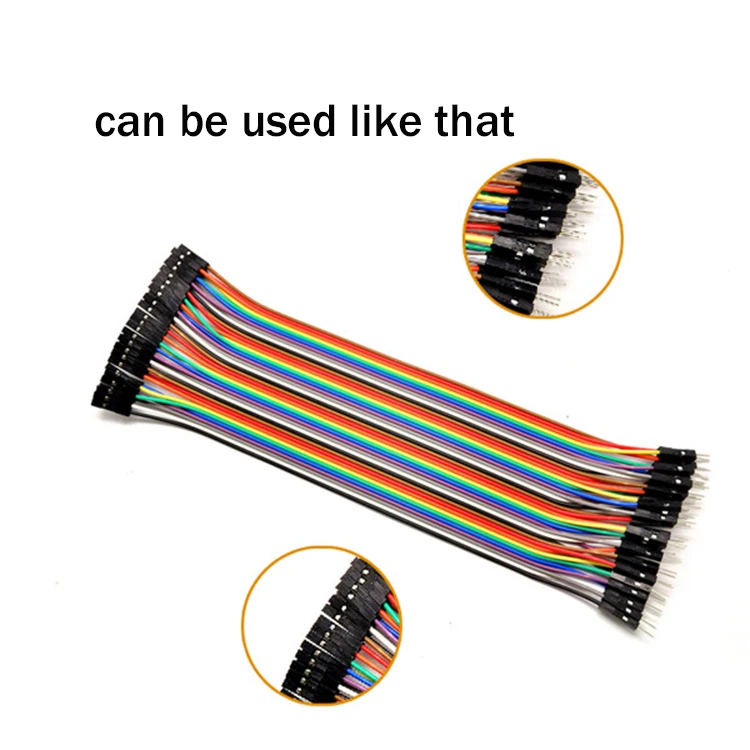 Hellotronics 5 MetersLot Premium Standard 1.27mm Pitch 64 Pins Flat Rainbow Ribbon Cable Wires (4)