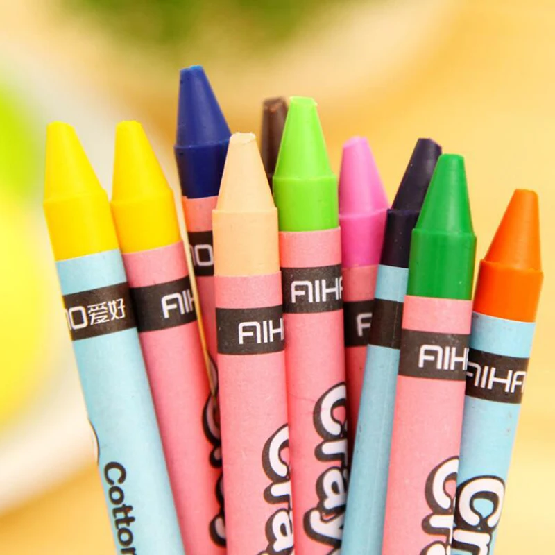 Горячая Распродажа, креативные Мультяшные нетоксичные карандаши для рисования маслом, пастельные карандаши для детей и студентов(случайный цвет упаковки