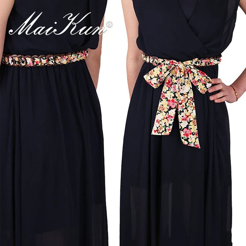 

Bohemian Style Chiffon Belts for Women Wedding Floral Fabric For A Dress High Fashion Female Skirt Jeans Belt Elegant Waistband