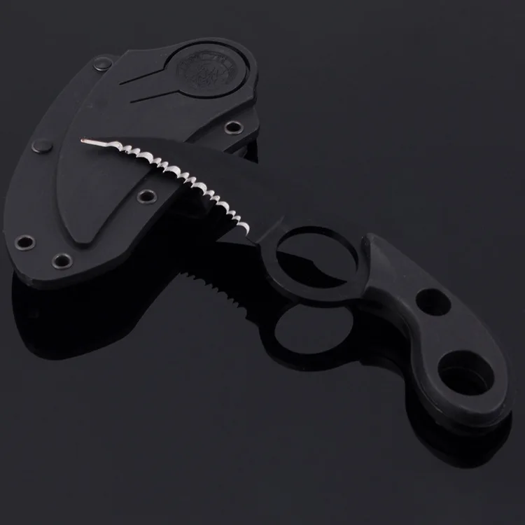 Buy Fixed Blade Knife Black Sharpen Blade Karambit