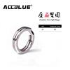 ALLBLUE 80Pcs/lot New Arrival Classic White Color Stainless Steel Split Ring Fishing Connector Fish Hooks Fishing Lures ► Photo 2/4