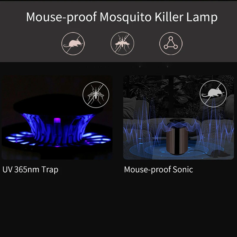 Rosinop USB СВЕТОДИОДНЫЙ светильник-убийца от комаров USB свет насекомых Ловушка-ловушка домашняя Жук Zapper номер борьба с вредителями офисные гаджеты электронные