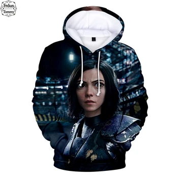 

New Alita Battle Angel 3D New Fashion Hoodies Women 2019 Exclusive Casual Hooded Sweatshirts Hot Sale Streetwear Hoodies