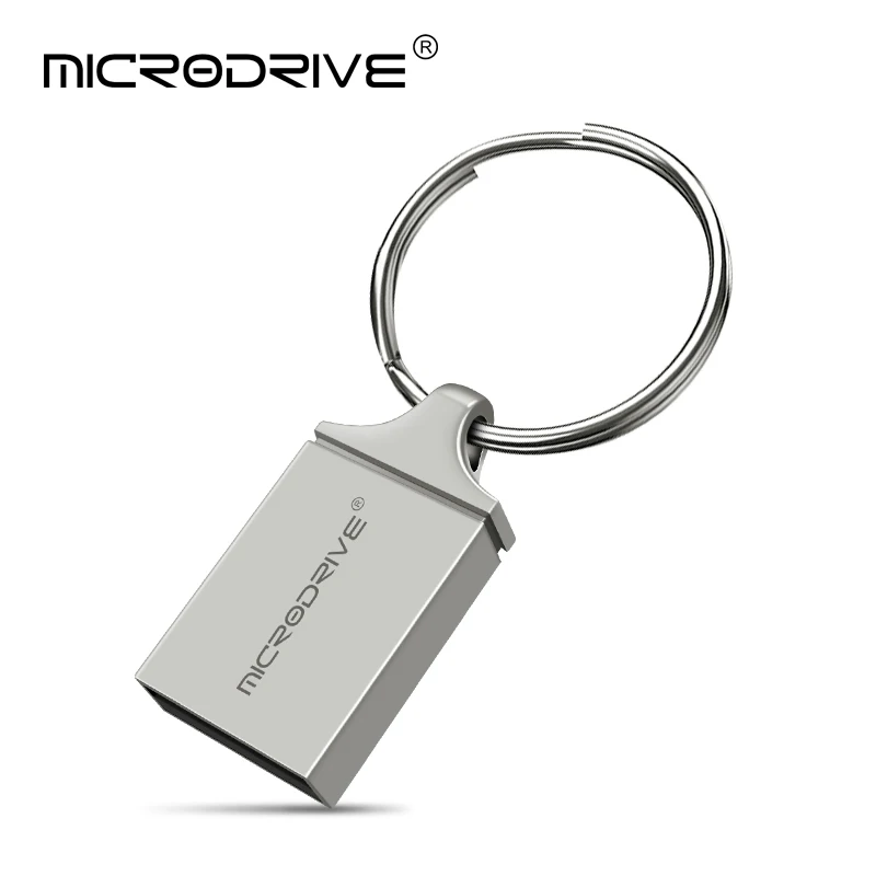 

Free Key Ring usb 2.0 flash drive 128gb 64gb high speed super thiny pendrive 32gb 16gb silver metal memoria usb 3.0 pen drive