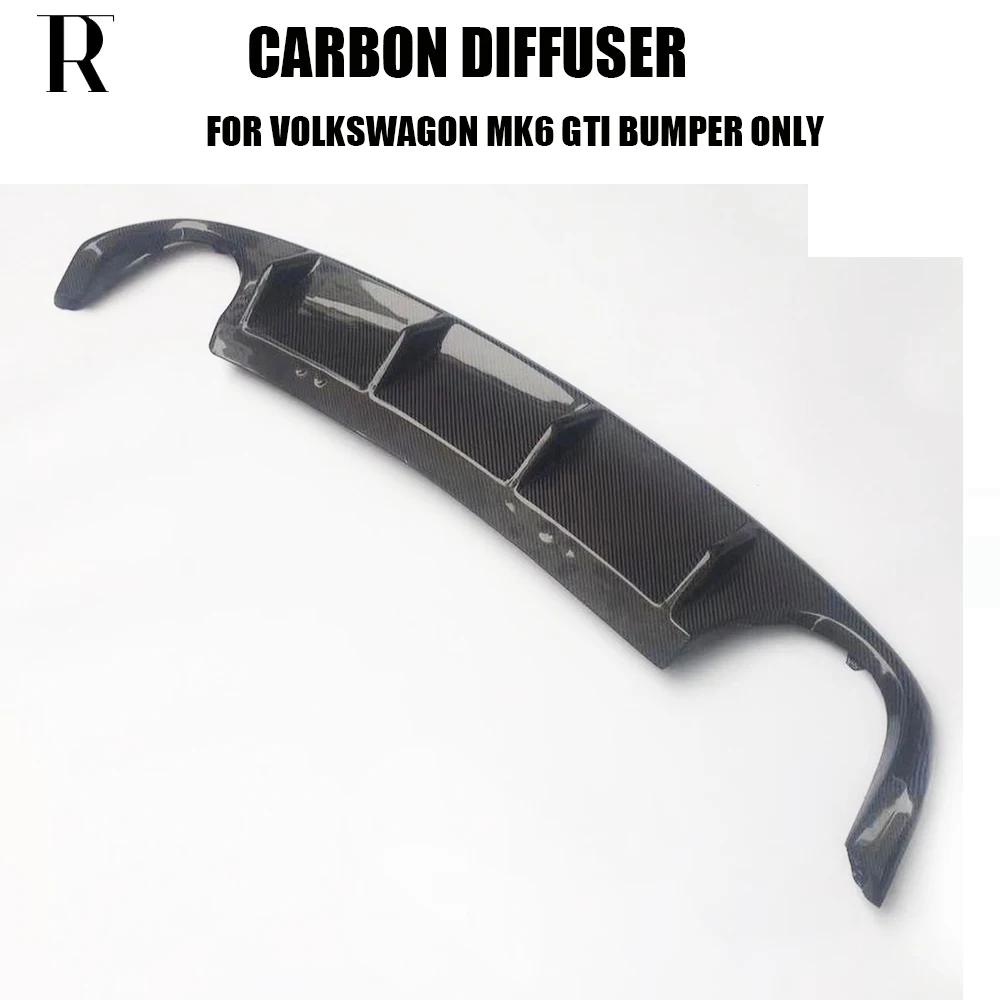

Carbon Fiber Rear Bumper Diffuser for Golf 6 MK6 GT-I Bumper Only 2012 - 2014 ( Only Fit GT-I Bumper, not Fit Standard & R )