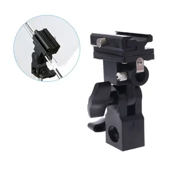 

Photo Flash Adapter Hot Shoe Swivel Light Stand Mount Umbrella Holder Bracket B