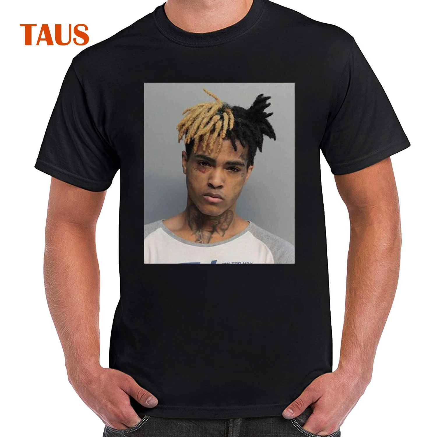 CFDL Xxxtentacion персонализированные Юмор рубашки для мужские черные | Мужская одежда
