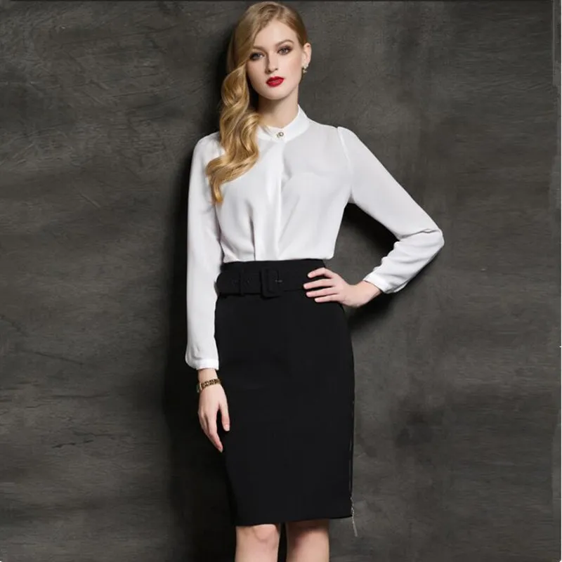 Opinionated Fake Two-Piece Professional Bag Hip Skirt Pencil Skirt Business Banquet Dress Opinionated Fake Two-Piece Professional Bag Hip Skirt Pencil Skirt Business Banquet Dress