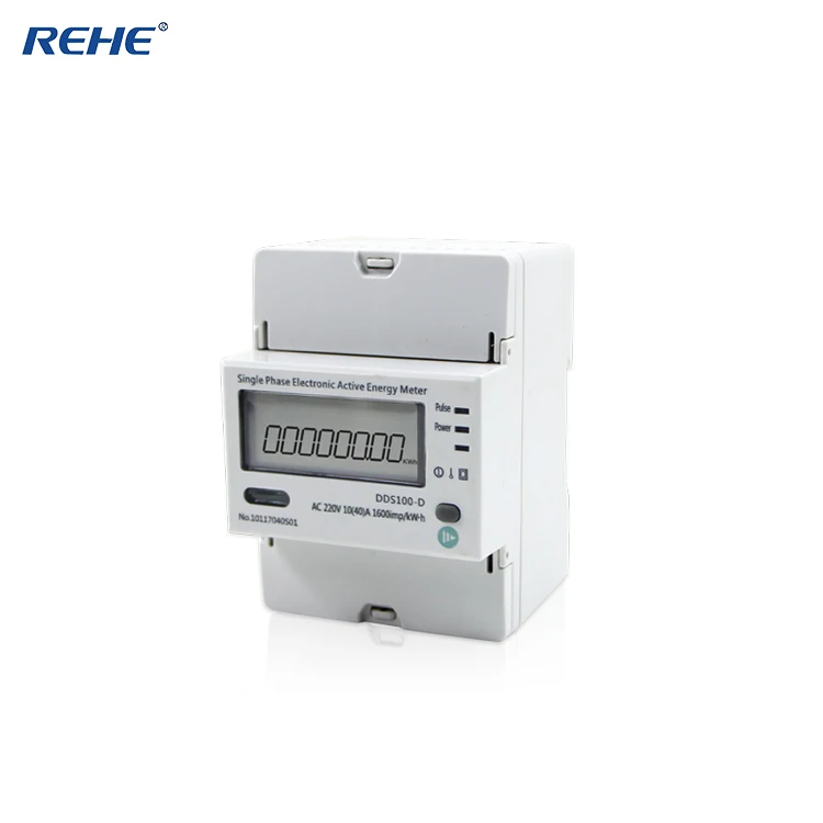 

REHE RH-DDS100-D Din-Rail Type Digital Meter Single Phase Electronic Type Active Energy Meter